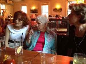My Aunt Ellen (c.), surrounded by Dupree dames: Regina (l.) and Diana.